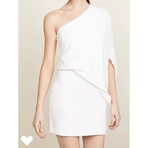 Halston heritage one shoulder dress